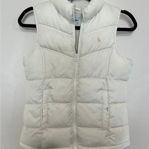 Old Navy Cream Puffer Vest